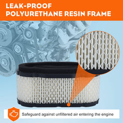 Hipa 11013-7027 air filter close up highlighting pleated media