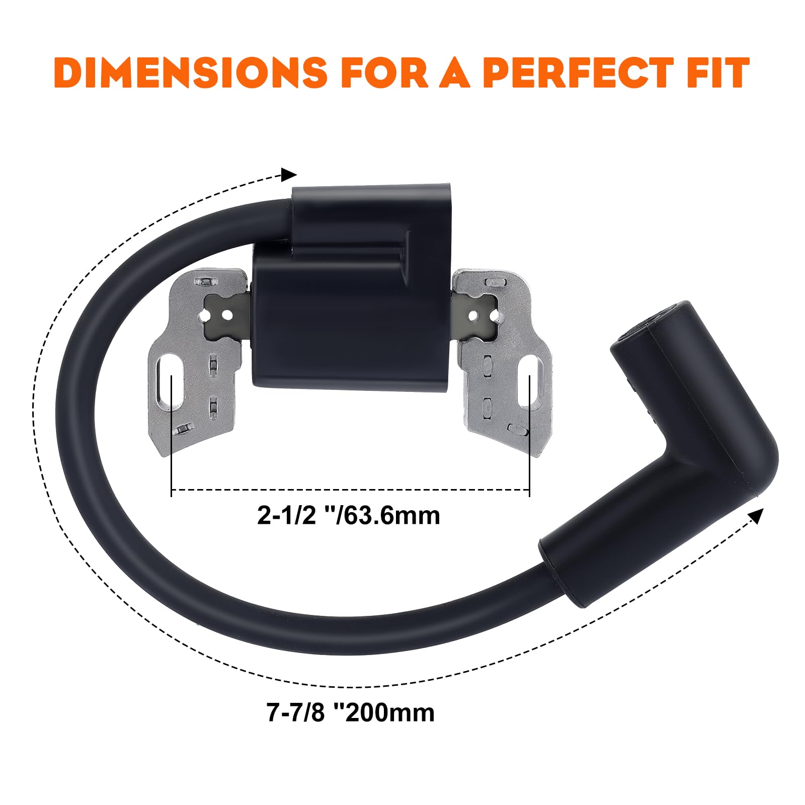 Hipa ignition coil mounting screw detail demonstrates sturdy hardware.