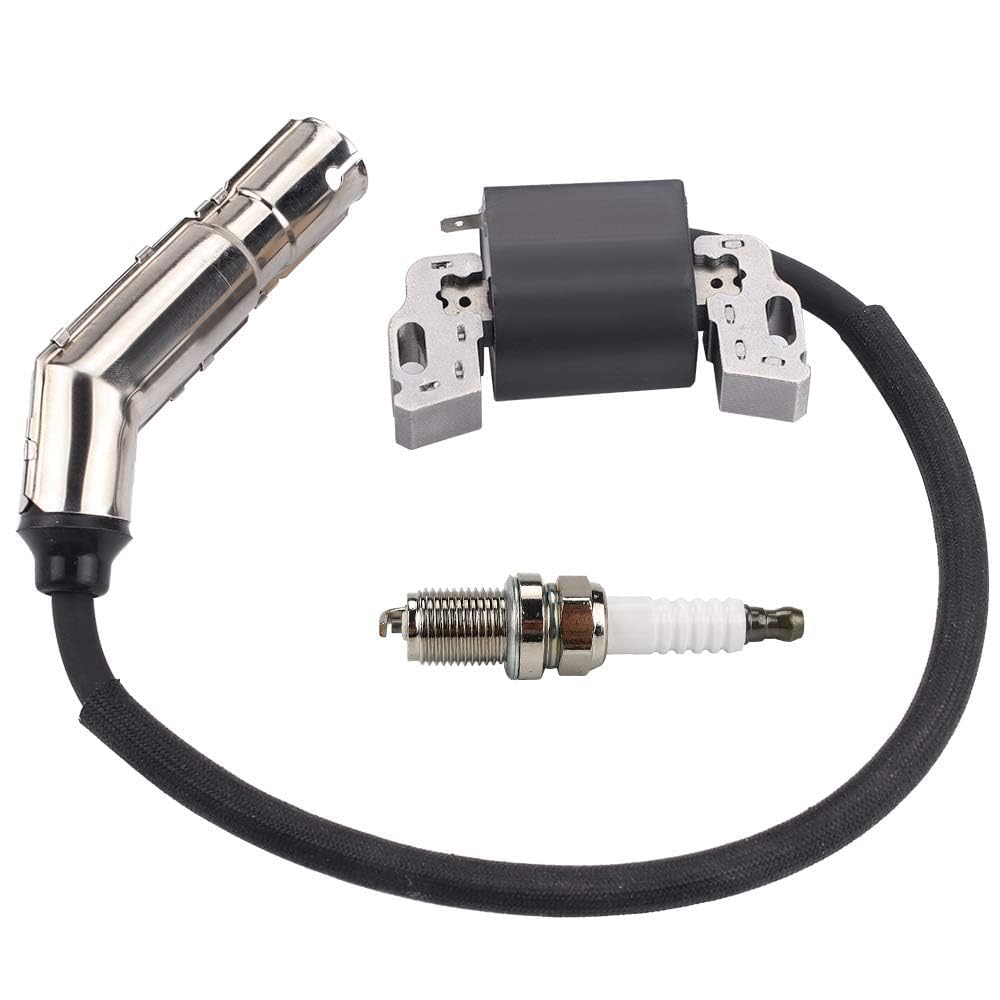 Hipa 595304 ignition coil closeup showcases sturdy construction for steady spark delivery.