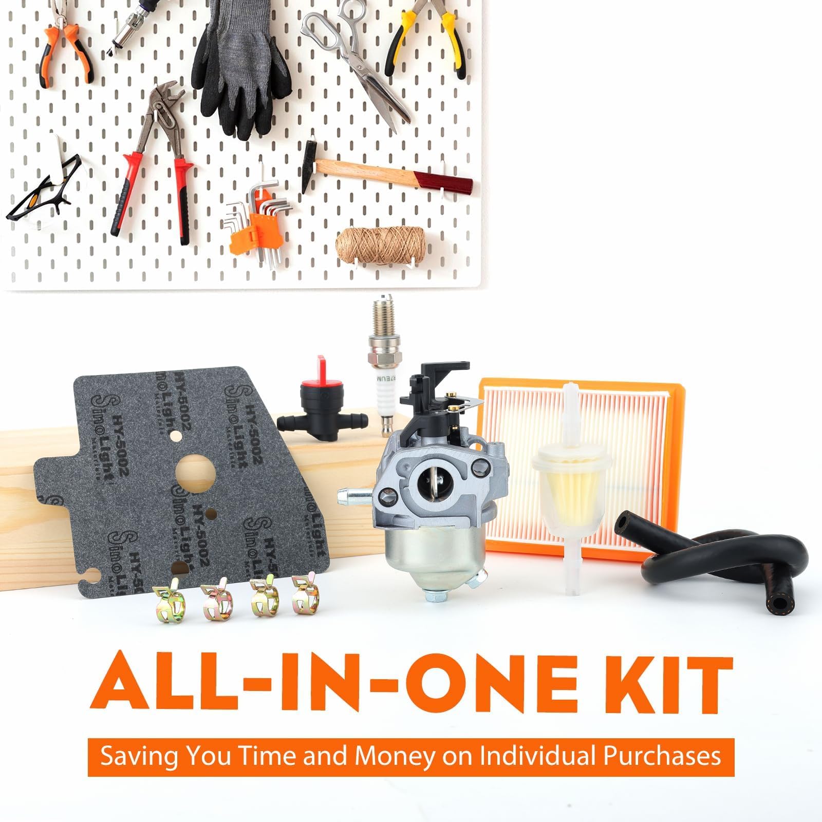 Hipa all-in-one Toro Recycler kit contents for easy replacement.