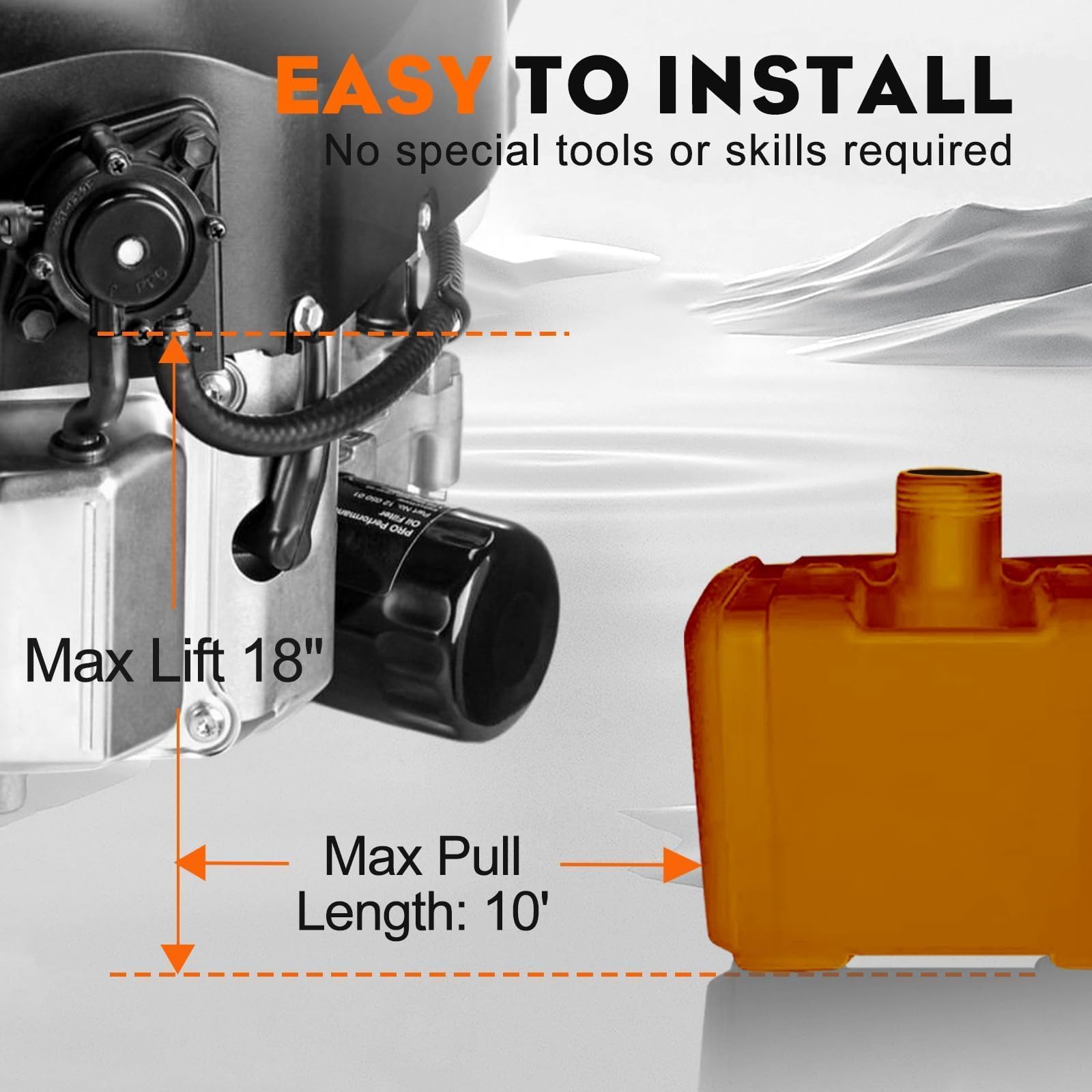 Hipa fuel pump package included image; quick replacement reference.