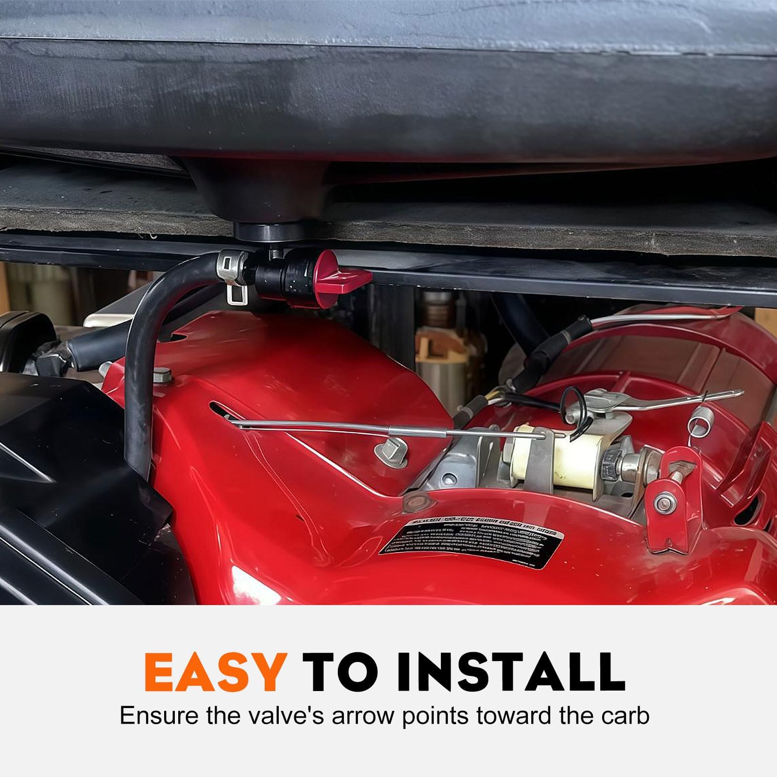 Hipa pressure washer fuel valve keeps control within reach during cleaning