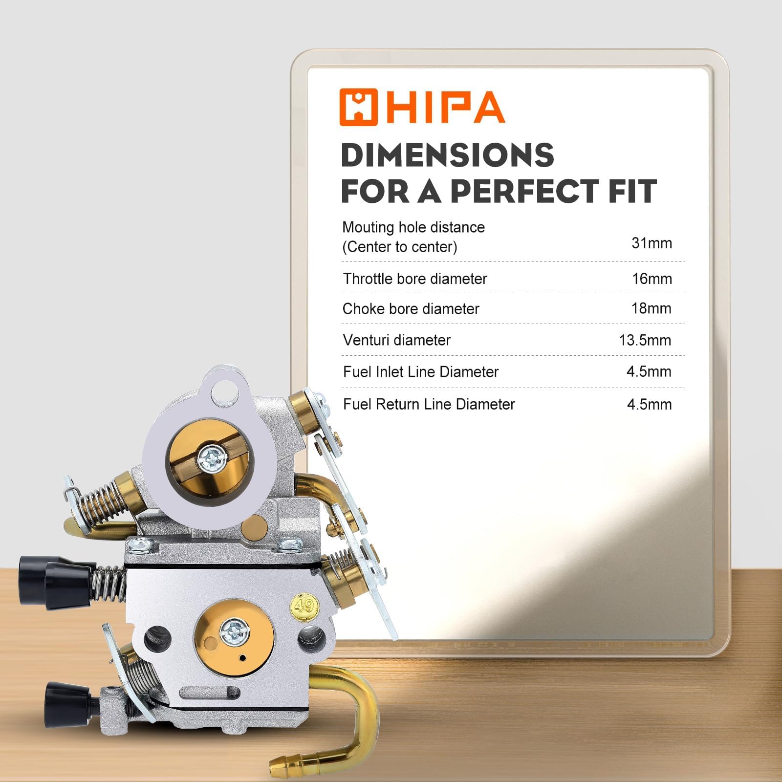 HIPA TS420 kit components ready for wet flow-tested reliability