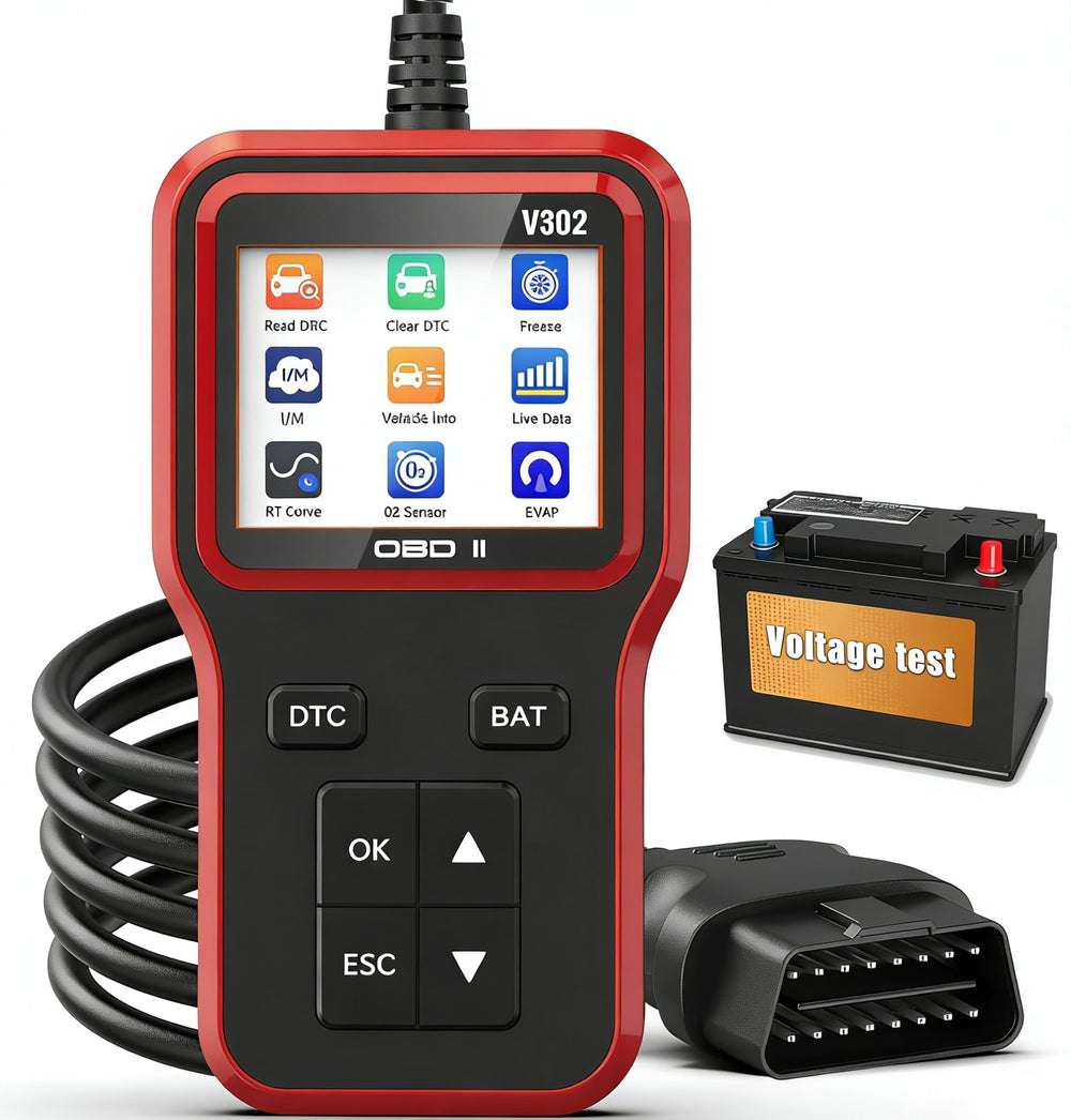 HipEpic OBD2 Scanner full diagnostic capability shows real-time data for quick health checks.
