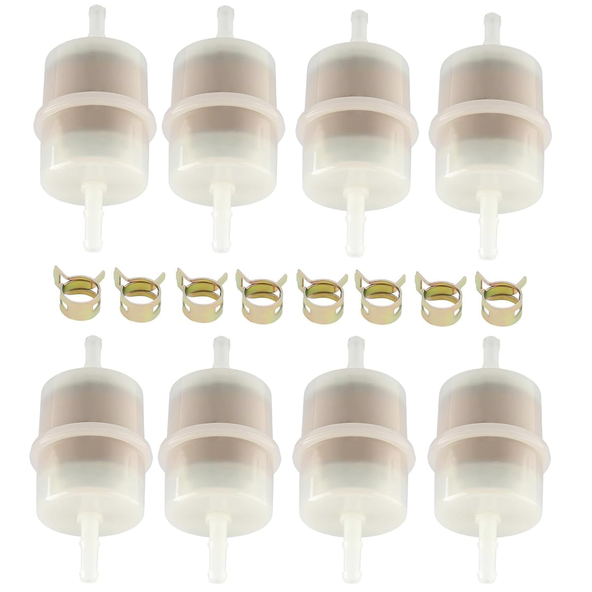 Hippotech 24-050-13-S fuel filter close-up for 15 micron, 1/4 in ID, Kohler engines