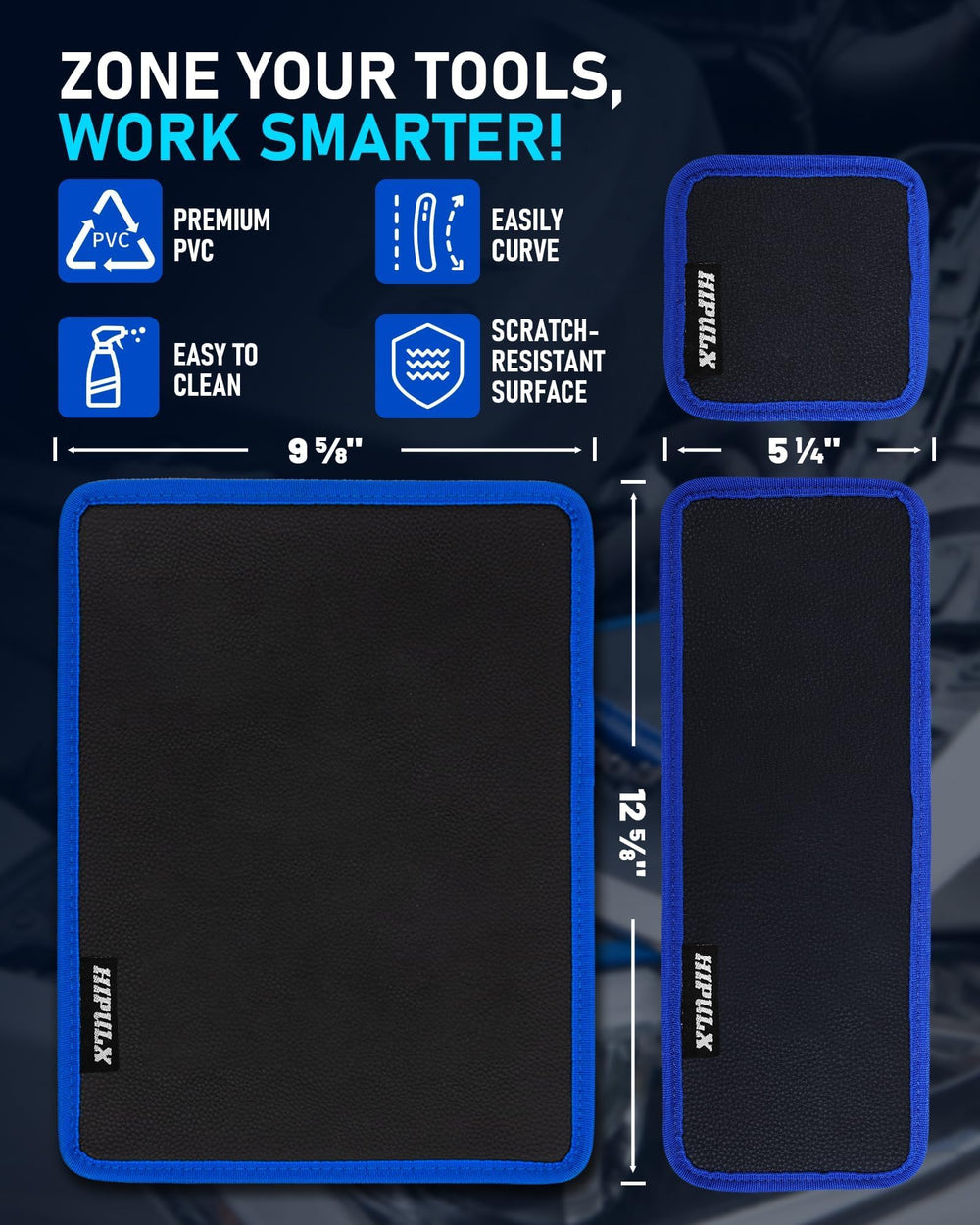 HIPULX 360° inspection mirror reveals hidden spots for precise work.