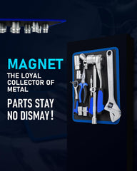 HIPULX magnetic tool mat sized 12-5-8 by 9-5-8 inches for compact use