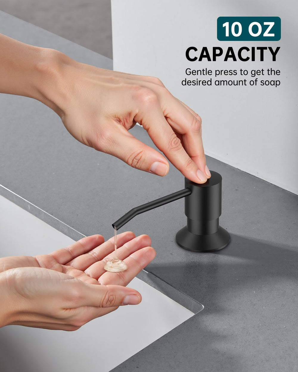 Hiqufet three-mode sprayer supports stream, spray, and pause for flexibility.