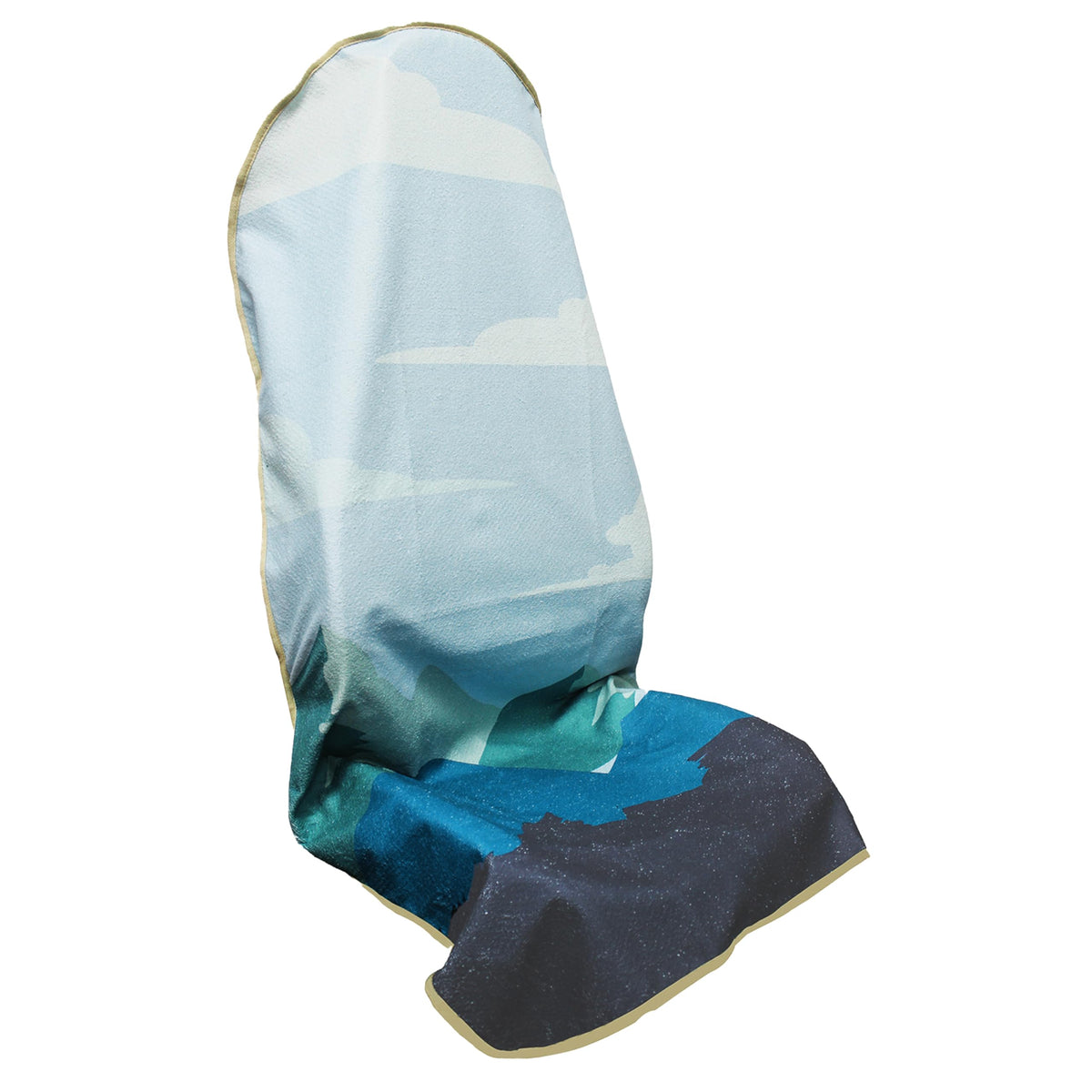 Hirritale waterproof front seat cover protects against sweat and spills on the go.
