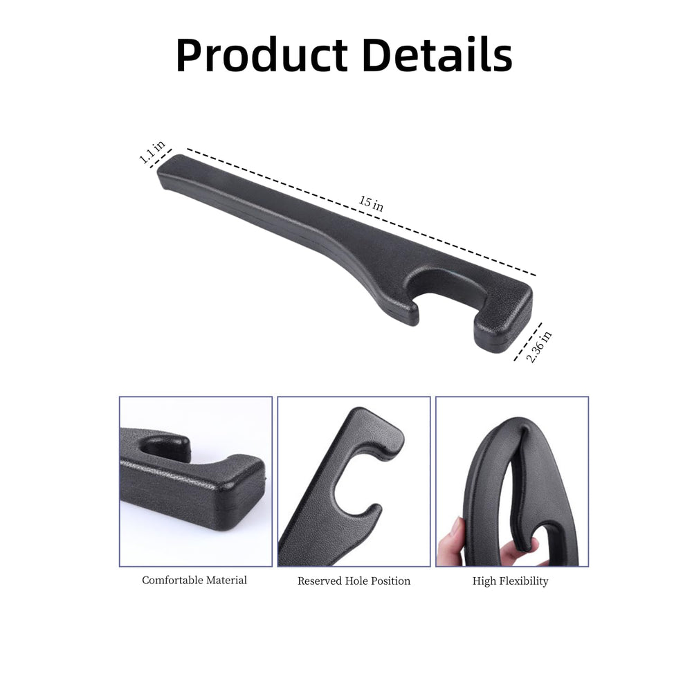 Hiseanllo installed on driver side between seat and console, reduces driving distractions