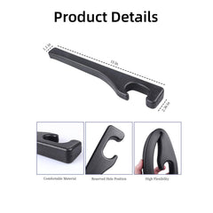Hiseanllo installed on driver side between seat and console, reduces driving distractions