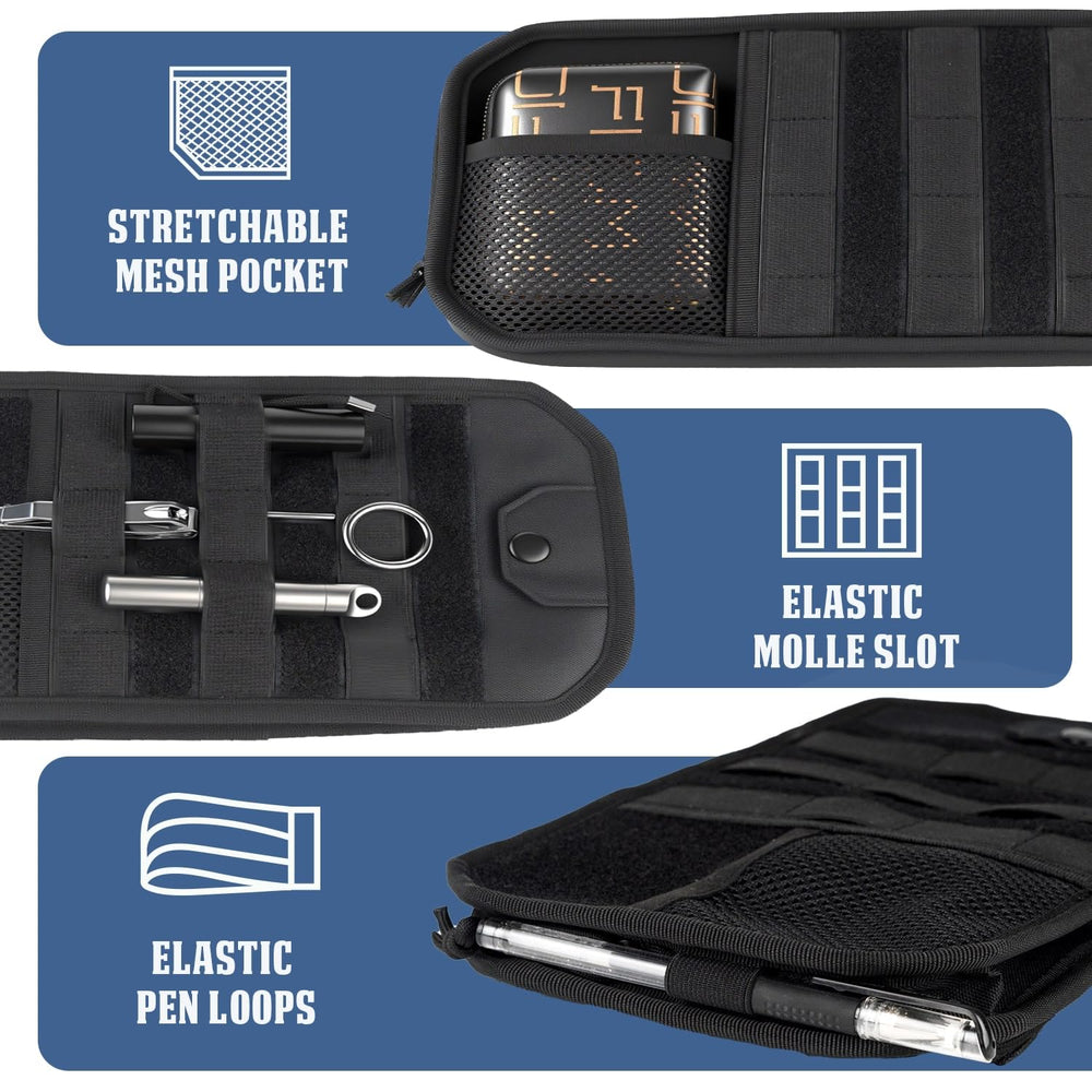 Hiseanllo sun visor organizer with glasses clip for quick sunglasses access