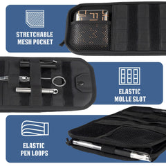 Hiseanllo sun visor organizer with glasses clip for quick sunglasses access