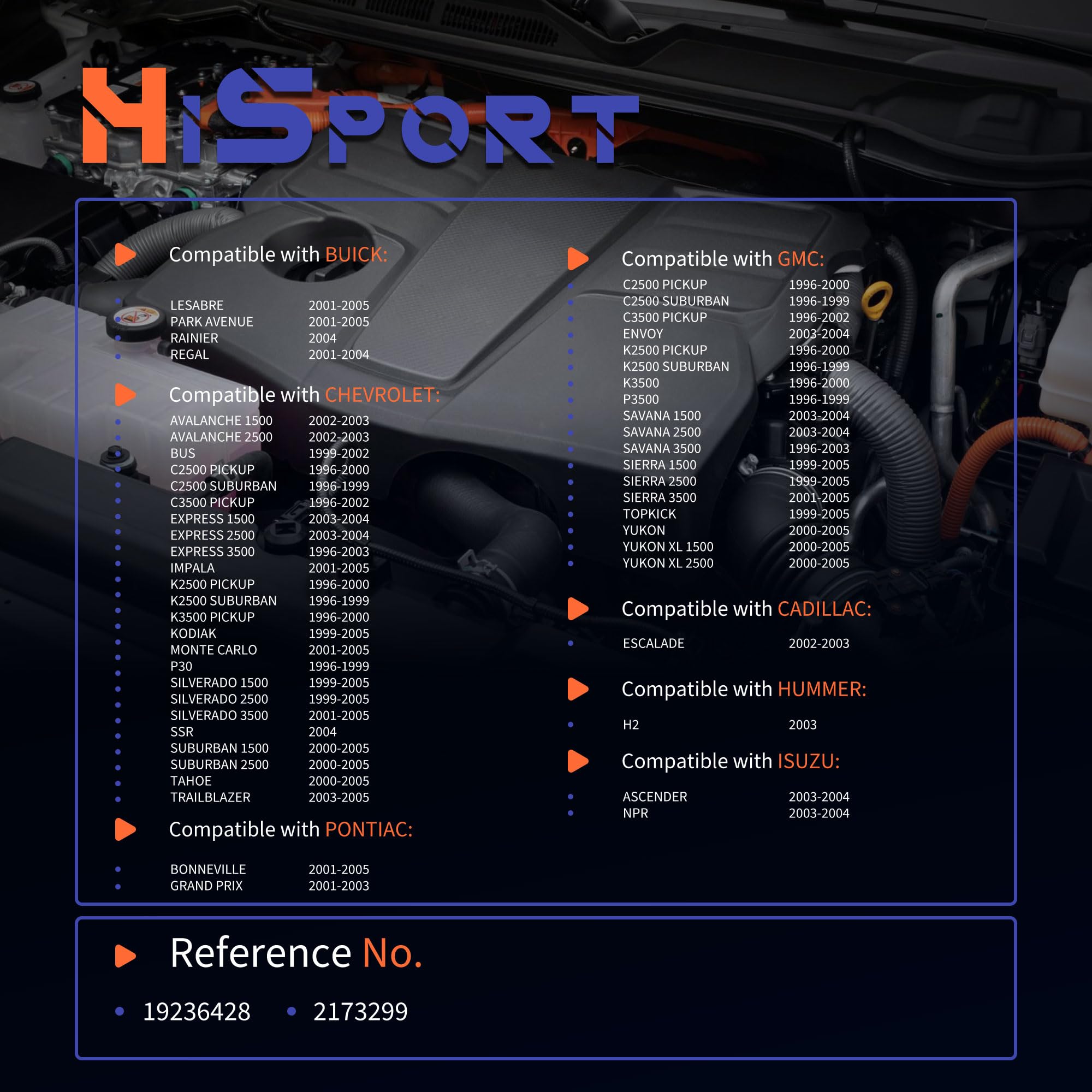 HiSport 3.8 bar fuel regulator assembly for reliable performance.