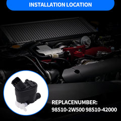 HiSport 98510-2W500 side connection view showing integrated hose fitting for reliable spray.