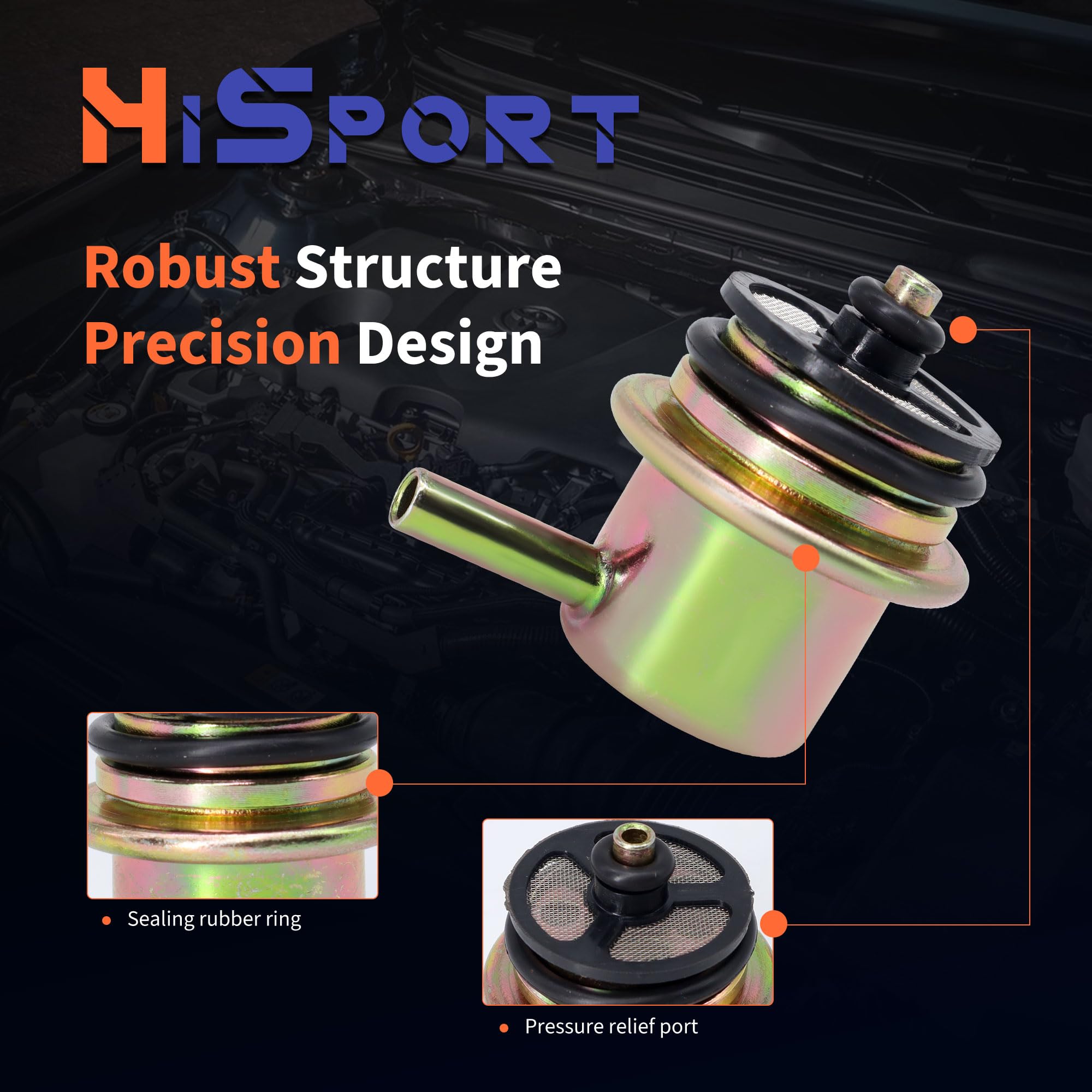HiSport fitment guide showing Buick, Cadillac, Chevrolet, GMC compatibility.