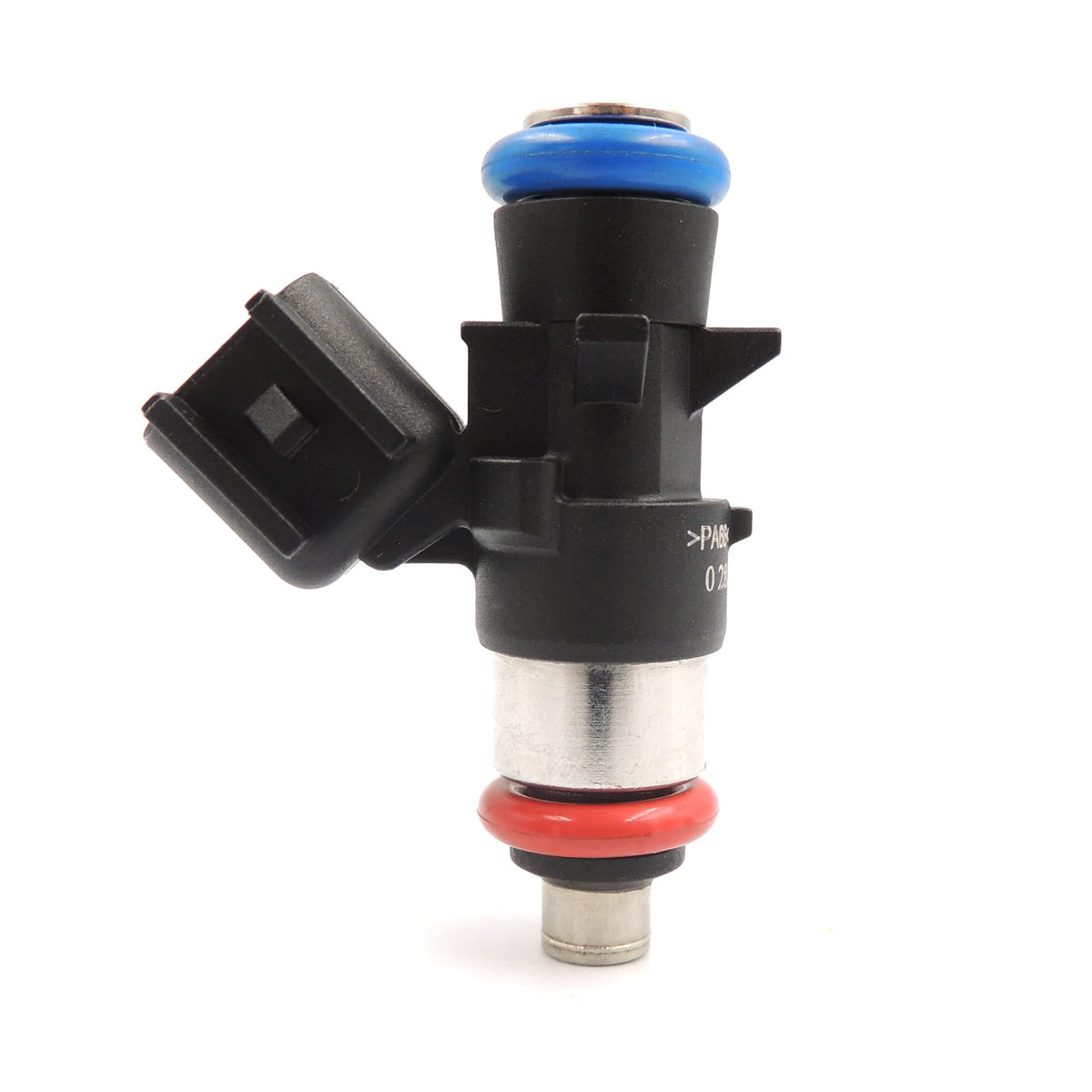 HiSport fuel injector close-up showing durable metal body for precision