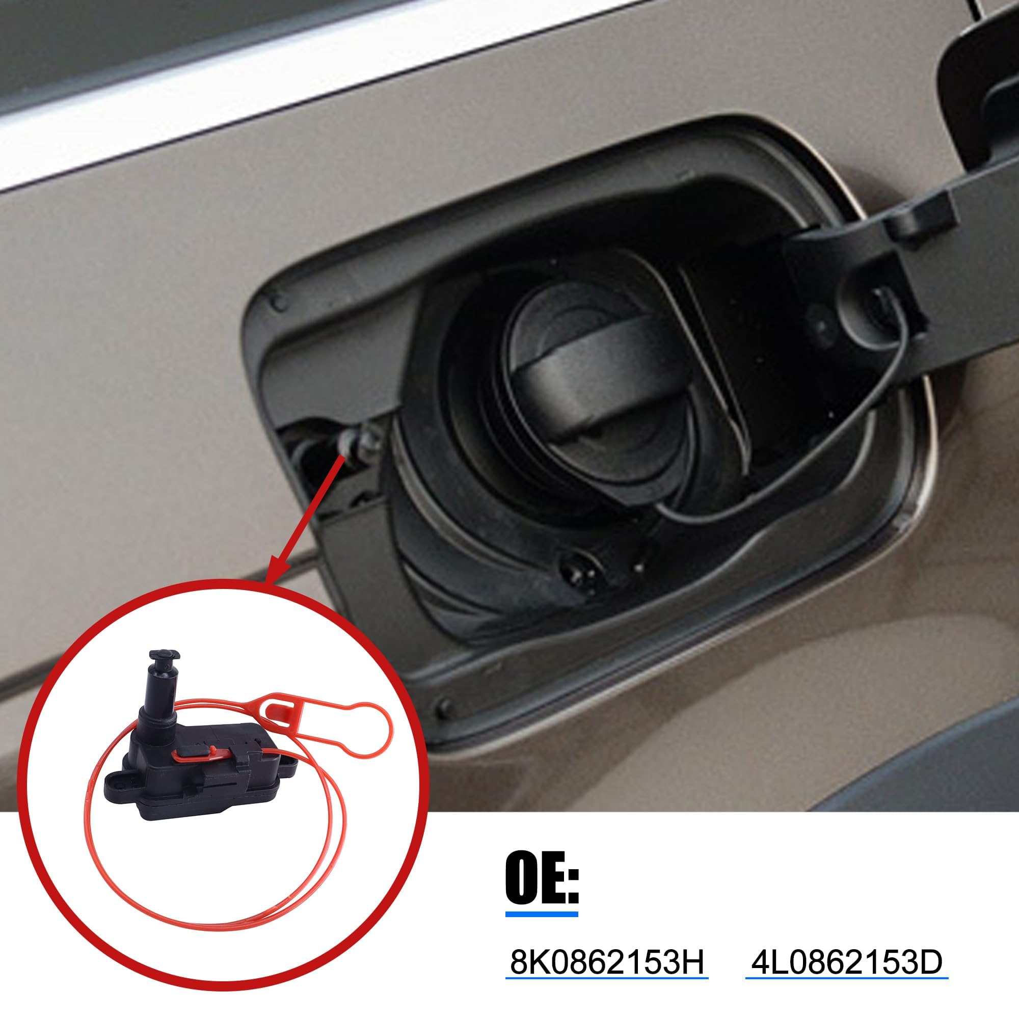 HiSport fuel tank door lock actuator for Audi A6 delivers consistent locking performance.