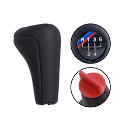HiSport gear shifter knob close-up stitching highlights durable PU leather.