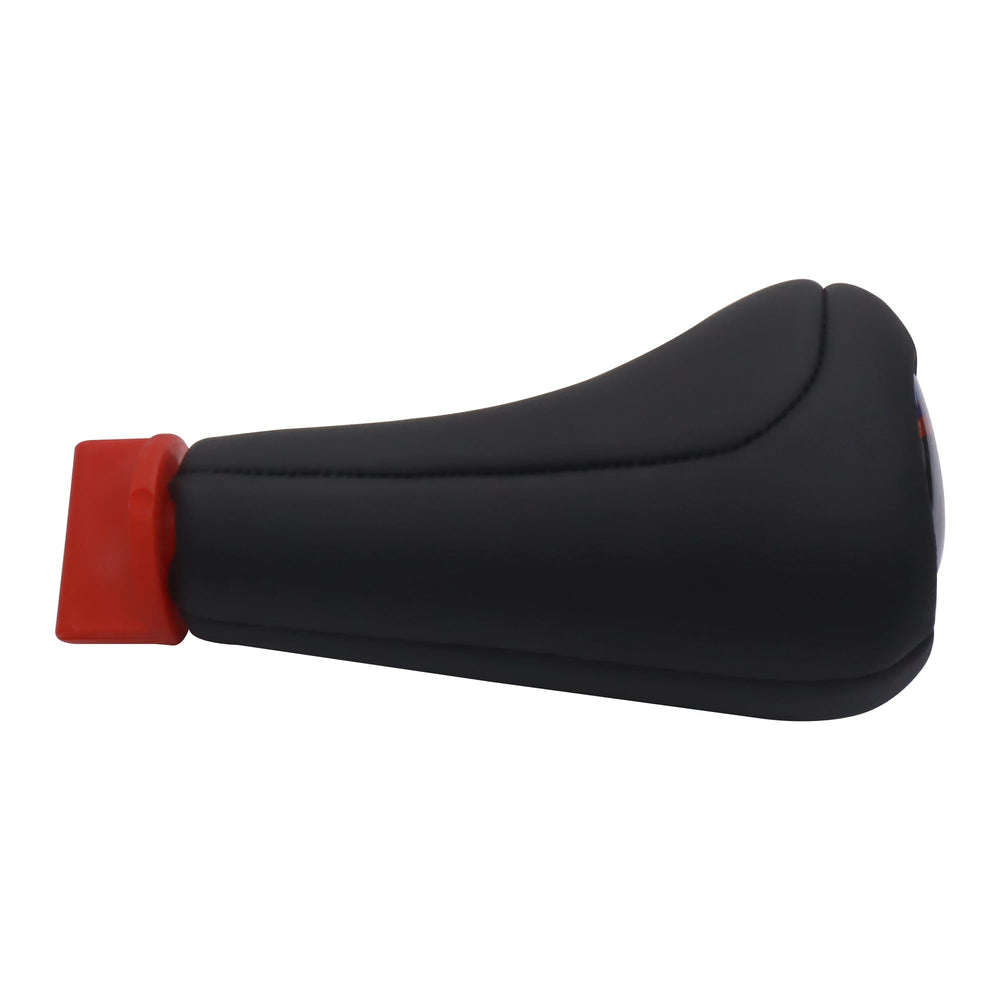HiSport gear shifter knob installed in a BMW manual transmission for precise shifts.
