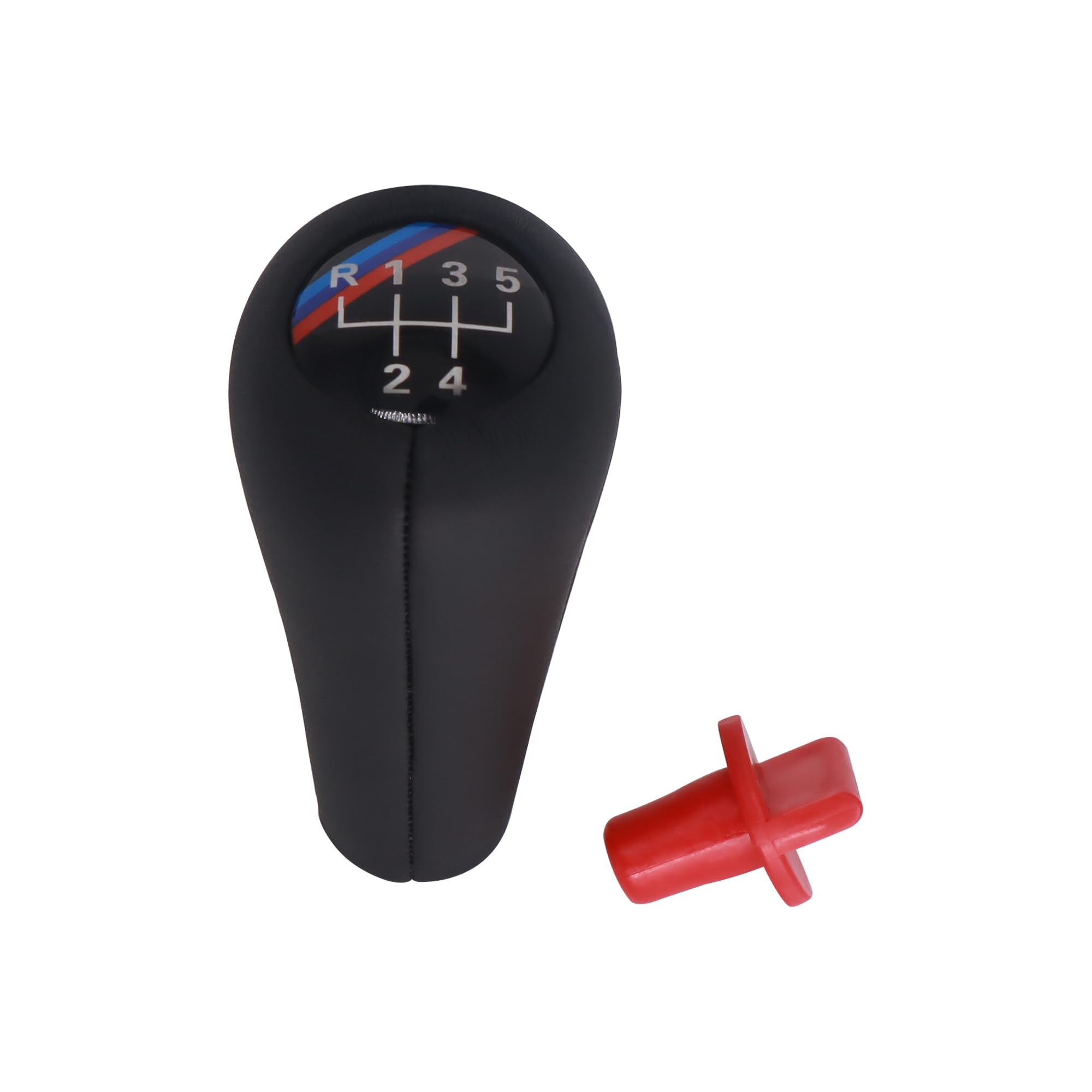 HiSport gear shifter knob leather texture for enhanced grip and premium feel.