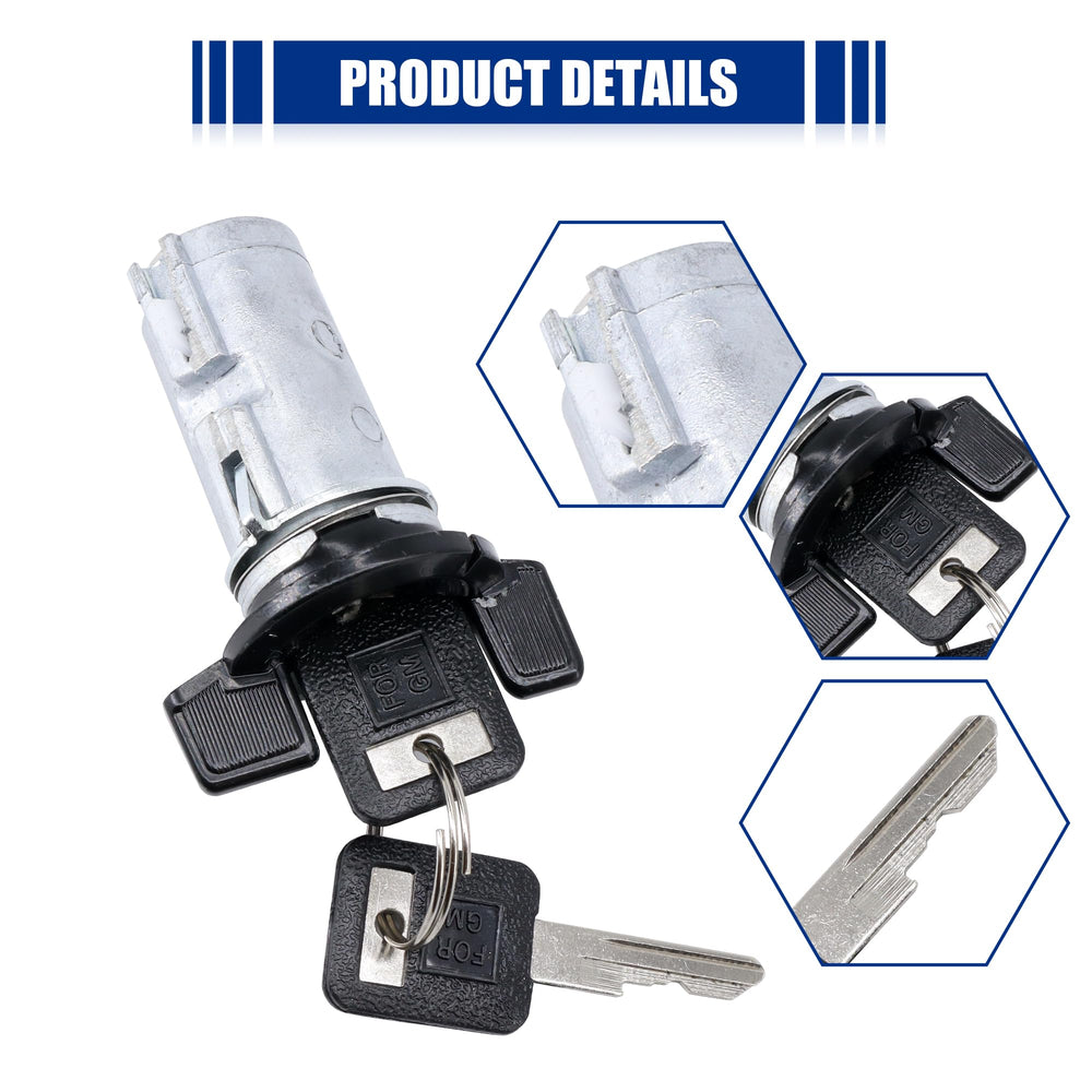 HiSport ignition lock cylinder installation view—easy swap for compatible GM models.