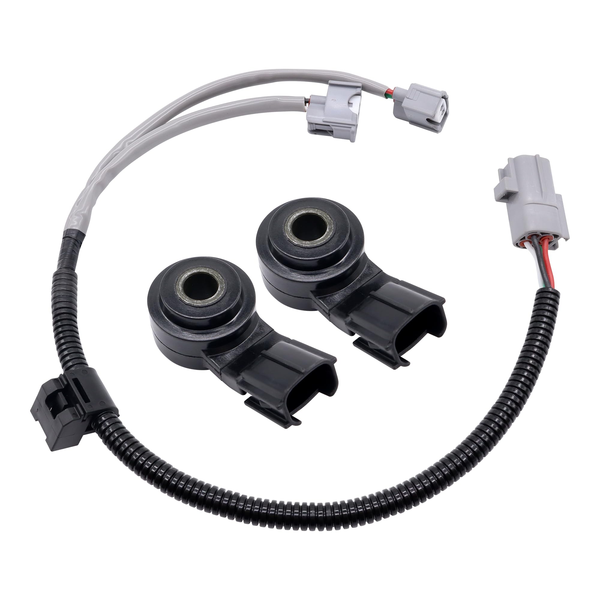 HiSport knock sensor harness kit image showing quick-fit compatibility with Toyota models.