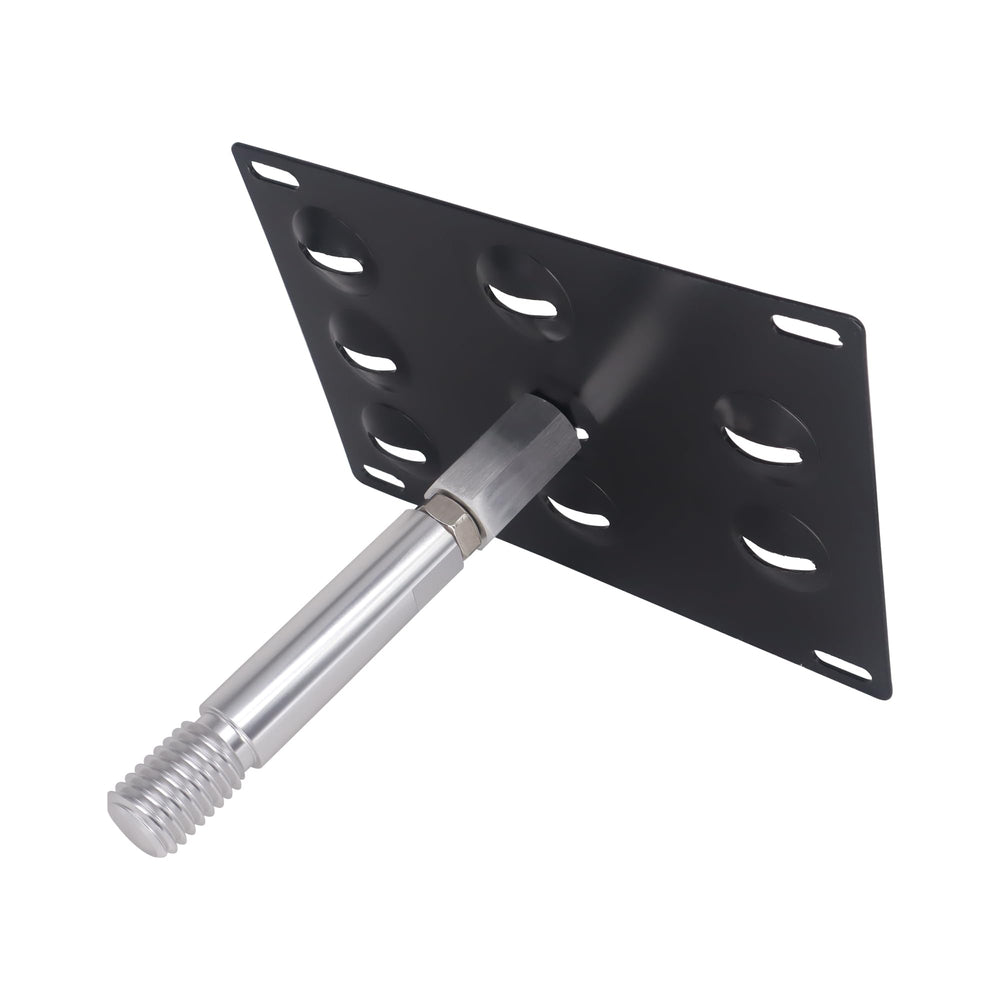 HiSport license plate front bracket for Mercedes GLK-Class preserves visibility of sensors.