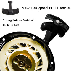 Hisun 196cc engine recoil starter with low-resistance pull