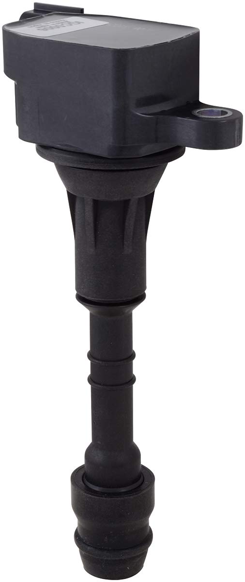 Hitachi Astemo IGC0006 ignition coil side profile with precision connectors