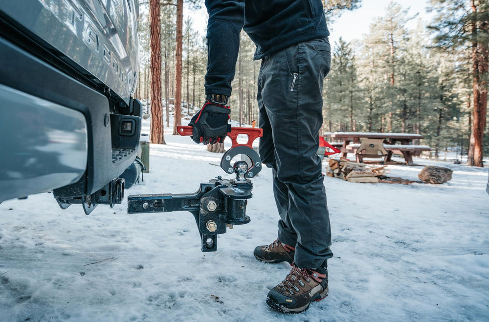 HitchGrip built with glass-filled nylon and steel for durability