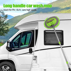 HitJOY chenille microfiber duster removes dust without lint.