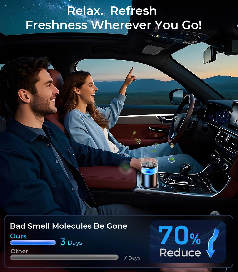 Hitolza auto on/off with vibration sensor activates on car entry.