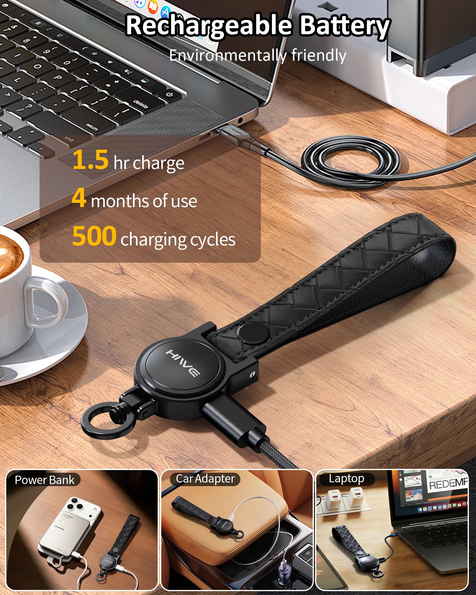 HiWe IP67 waterproof badge, rugged for outdoor use