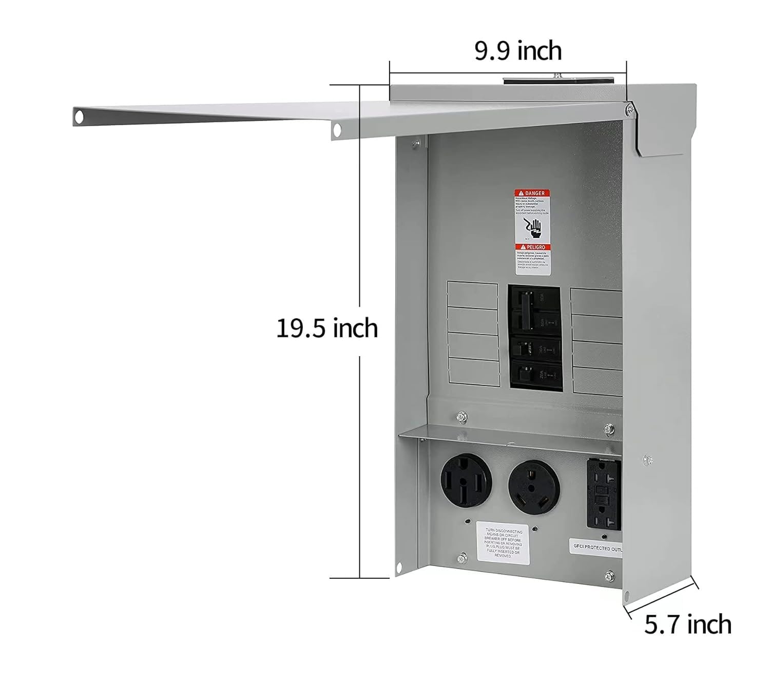 Hiweld weatherproof enclosure supports safe power access in various environments.