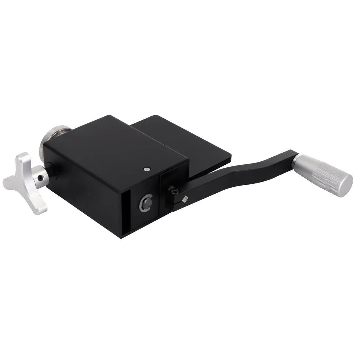 Crank handle operation provides smooth, controlled bead shaping
