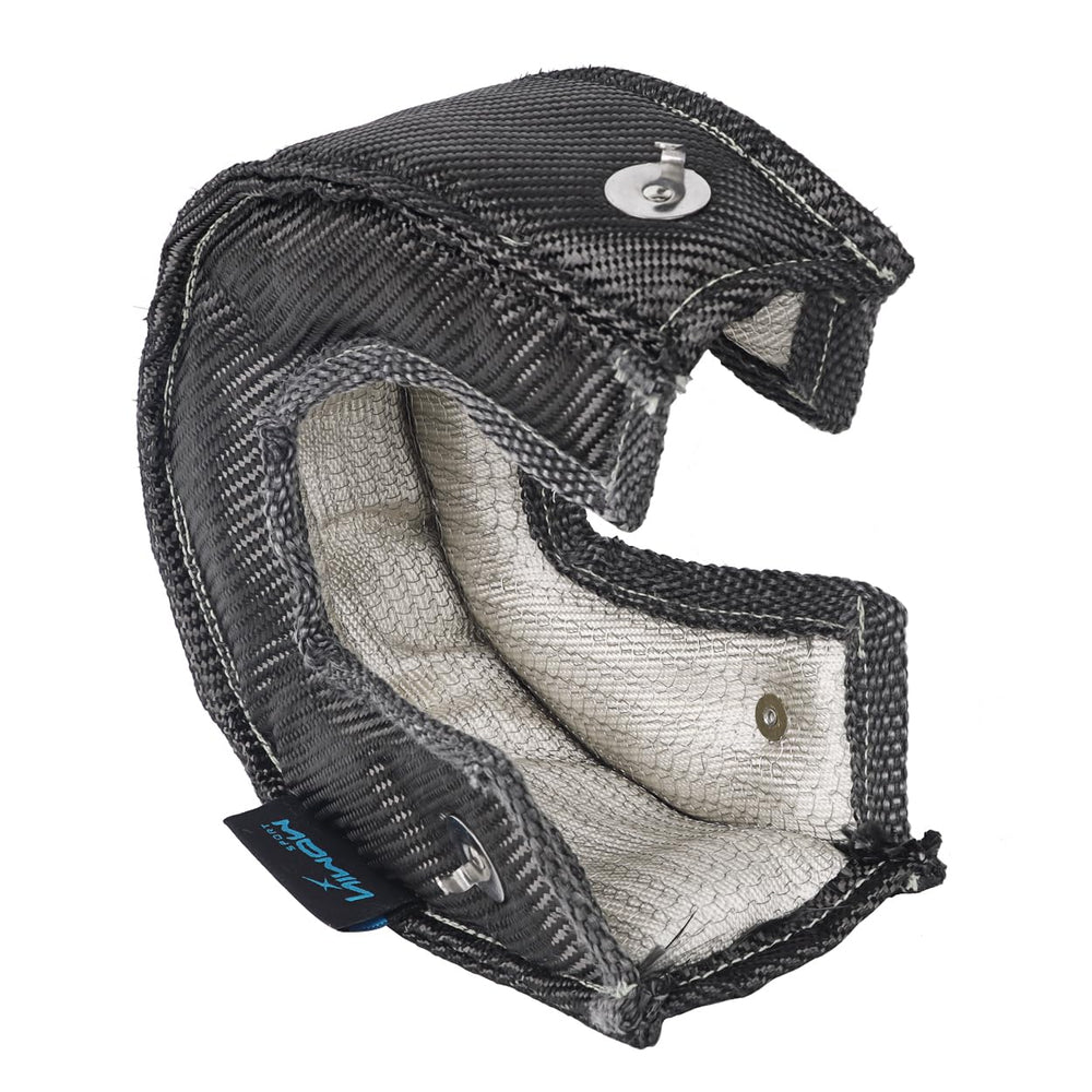 HiwowSport turbo heat shield with carbon fiber exterior and mesh inner layer