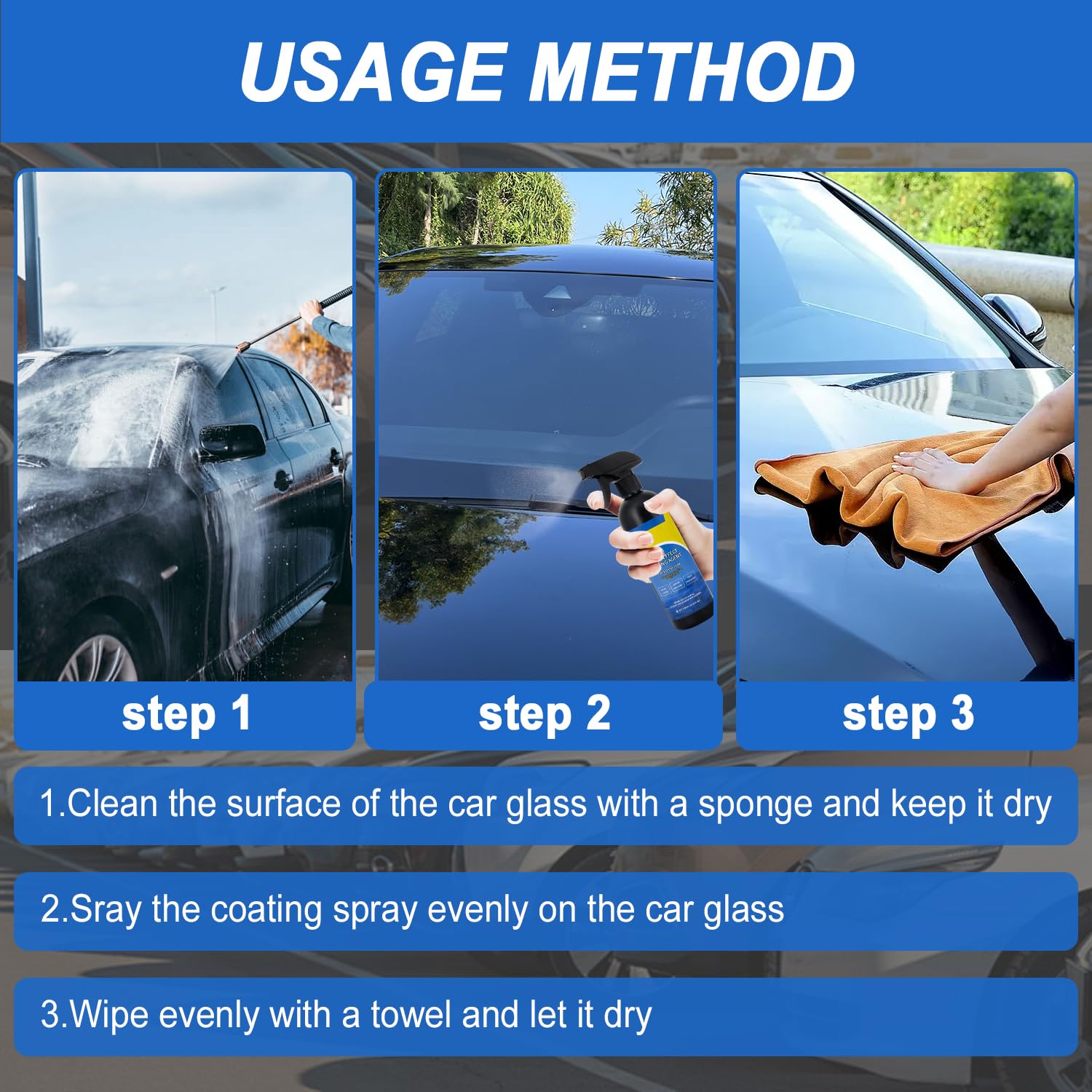 HIXO waterless cleaning surface finish leaves a flawless gloss.