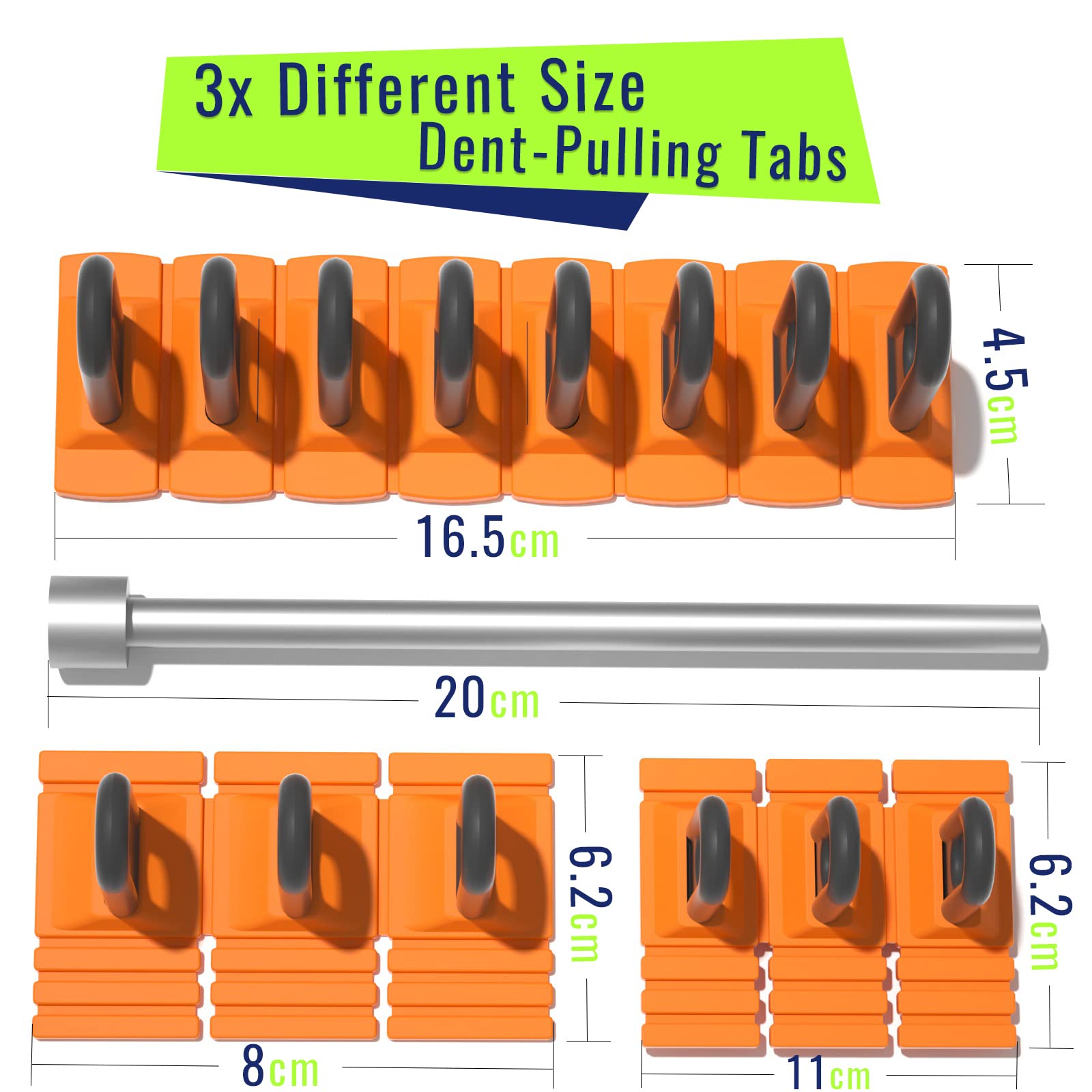 HiYi dent lifter stainless steel provides strong leverage for stubborn dents