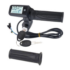Hizoncore full twist throttle with 8-pin connector for versatile e-bike compatibility.