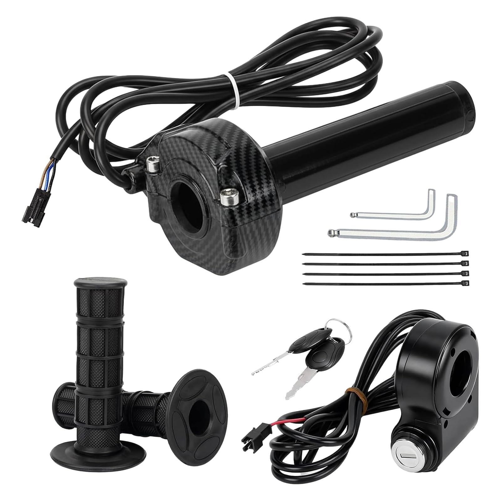 Hizoncore full-twist throttle for Ridstar Q20 compatibility delivers smooth control out of the box.