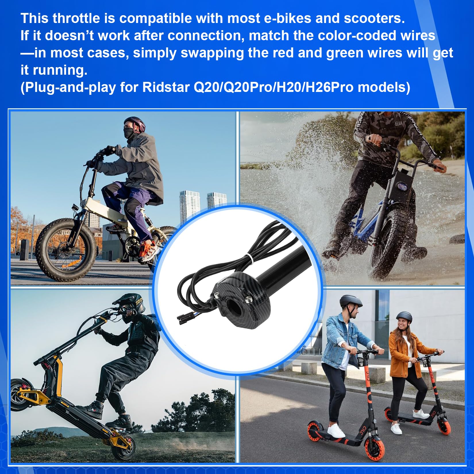 Hizoncore pre-wired 3-pin connector ensures plug-and-play setup.