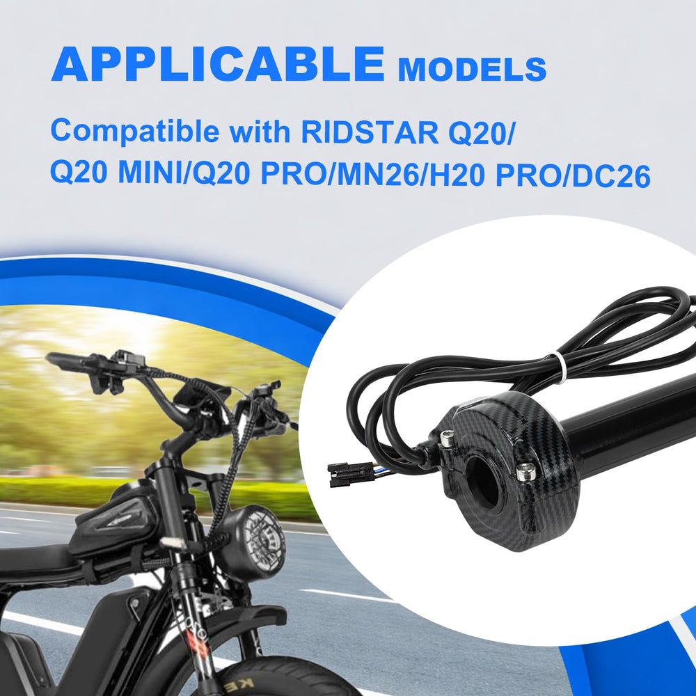 Hizoncore throttle cable 1-5m length enables quick installation on Ridstar Q20.