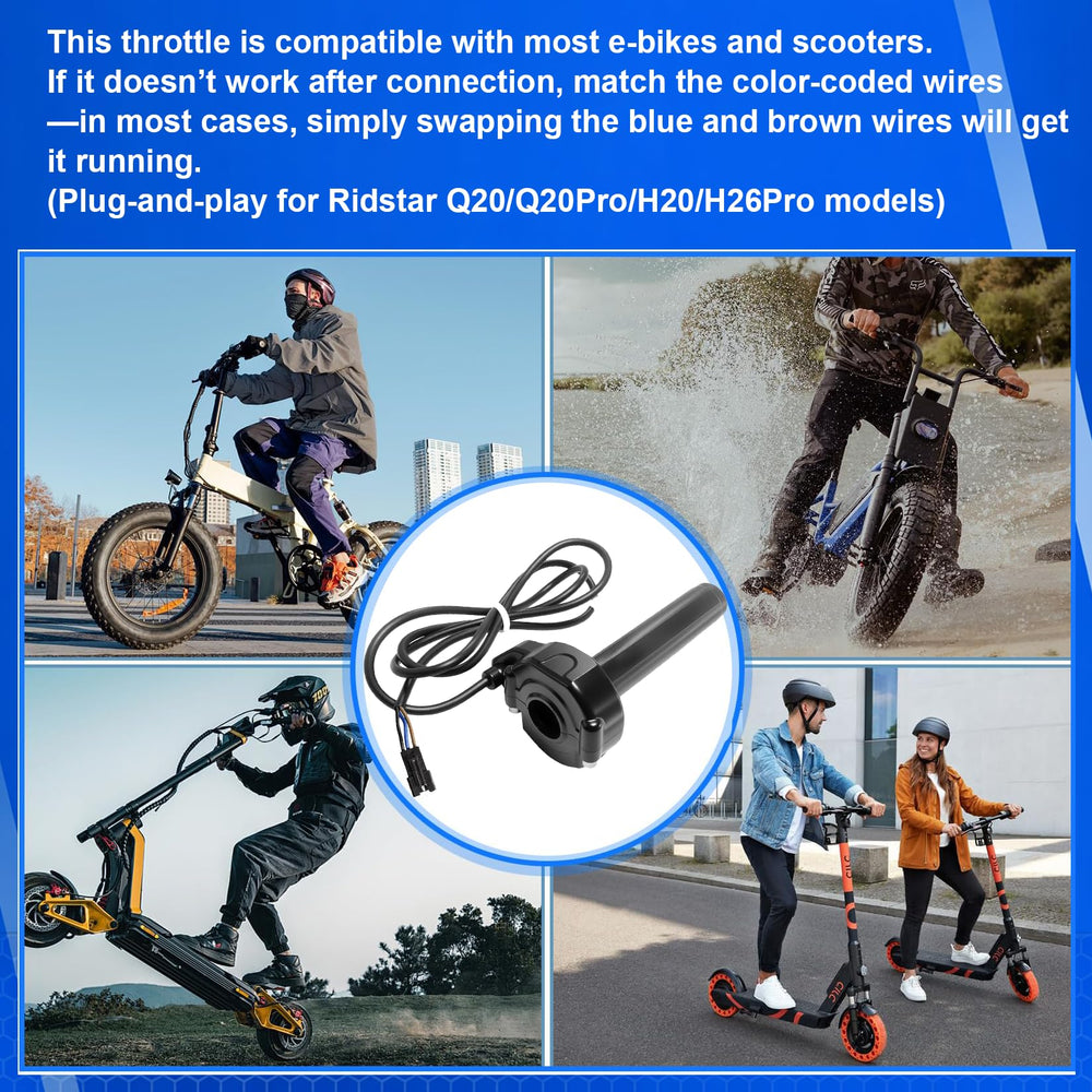 Hizoncore throttle installation kit with pre-installed grip