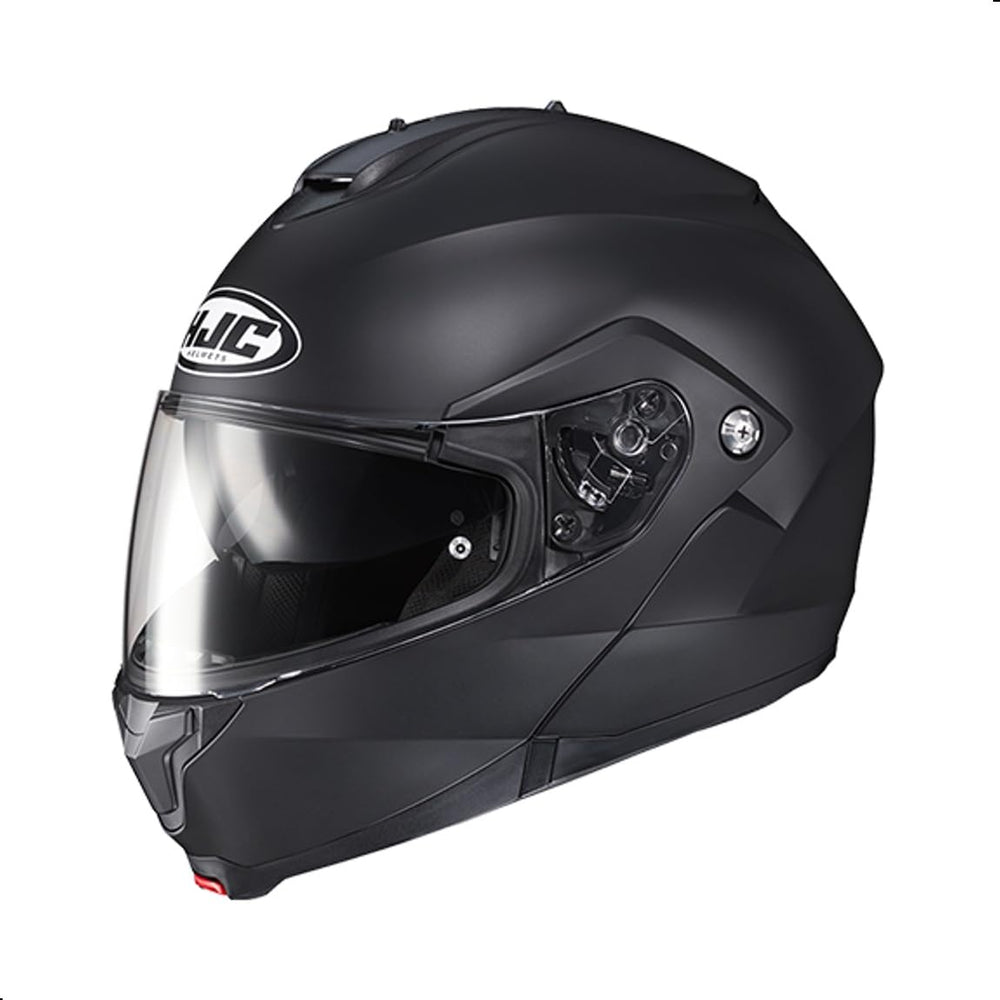 HJC C91 solid modular helmet front view with secure fit and safety design.