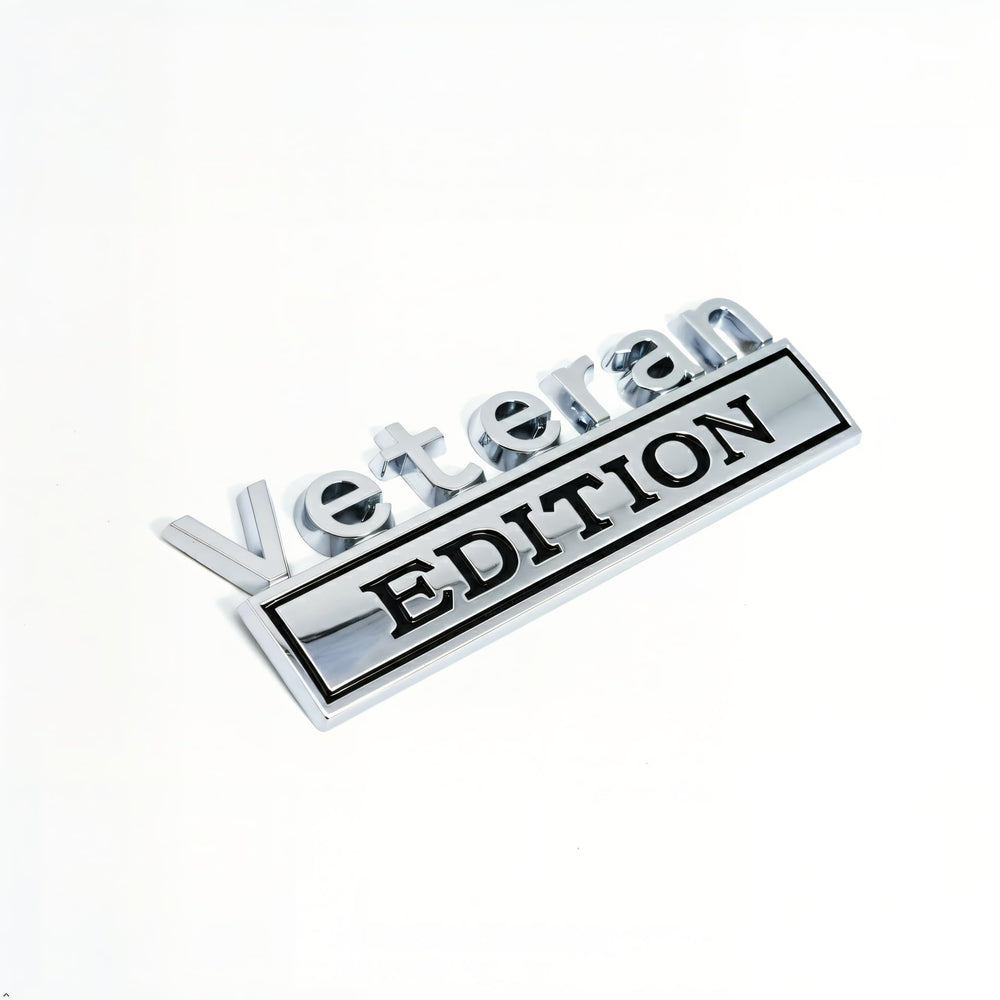 HJKK Veteran Edition emblem on the tailgate with silver highlight