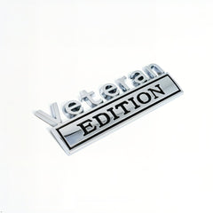 HJKK Veteran Edition emblem on the tailgate with silver highlight