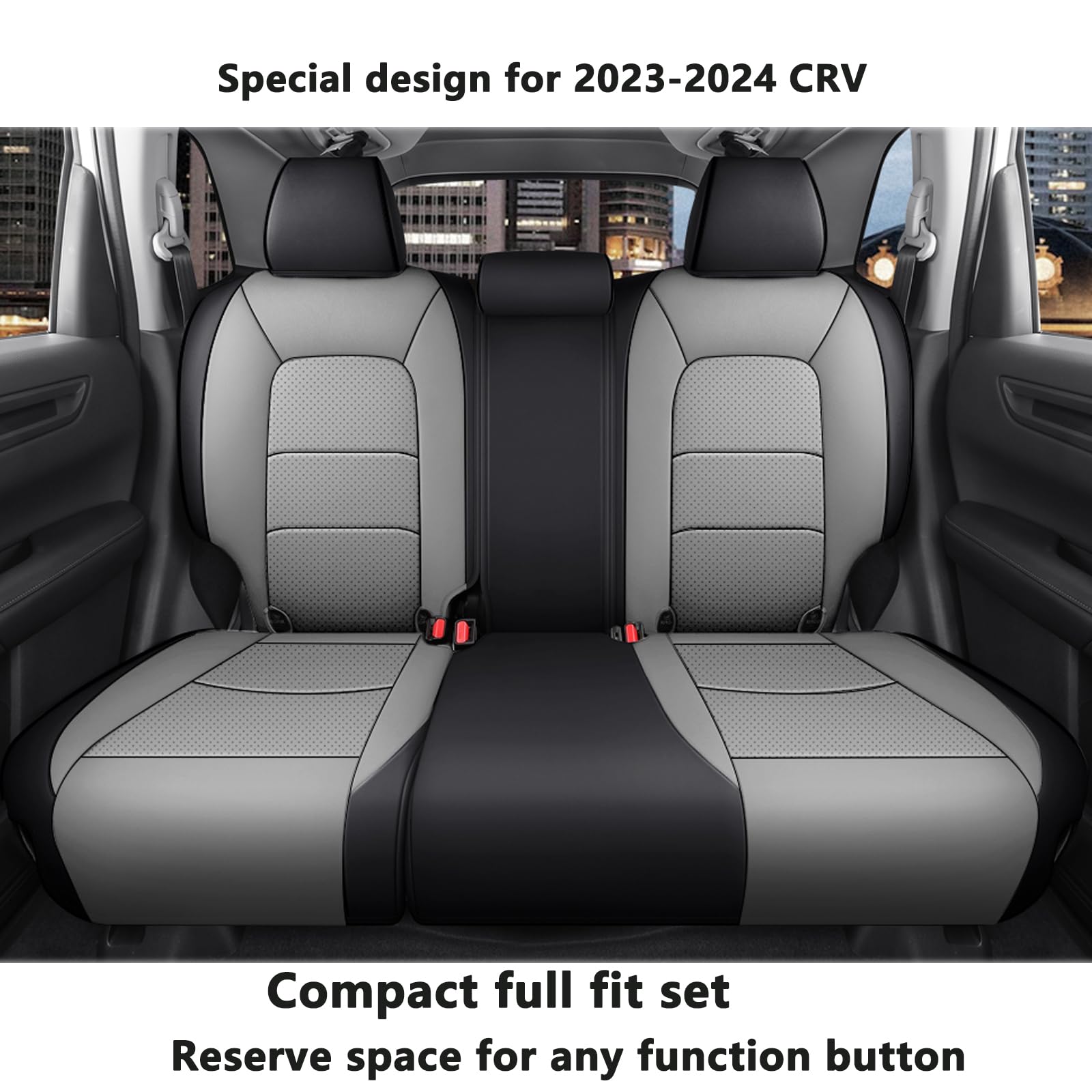 HKZ custom-fit seat covers for CR-V EX-L ensure airbag-ready access