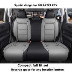 HKZ custom-fit seat covers for CR-V EX-L ensure airbag-ready access