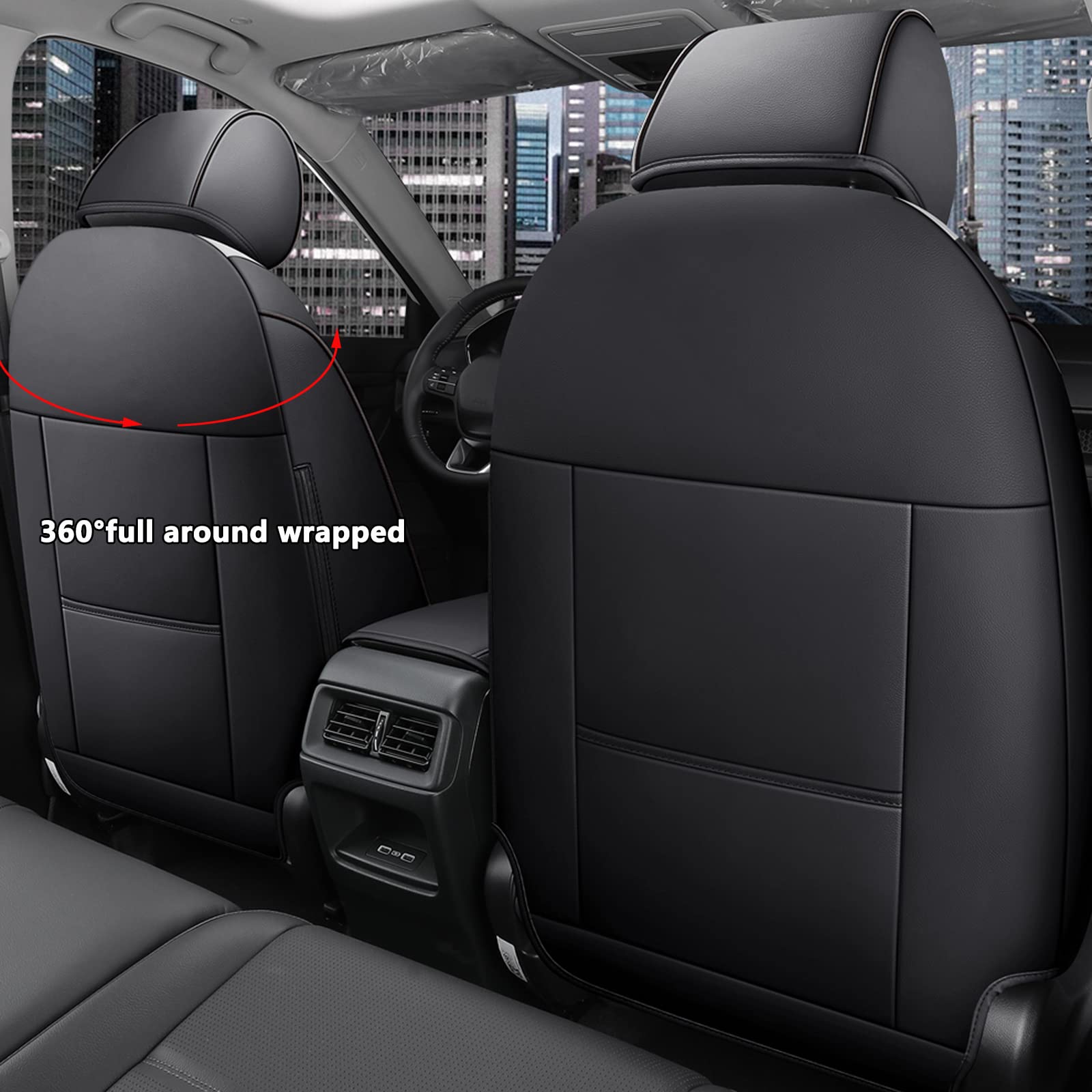 HKZ easy-clean seat covers can be wiped clean for quick maintenance